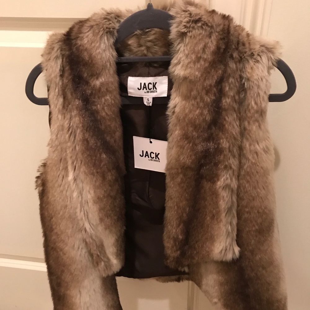 Jack by BB Dakota Fur Vest